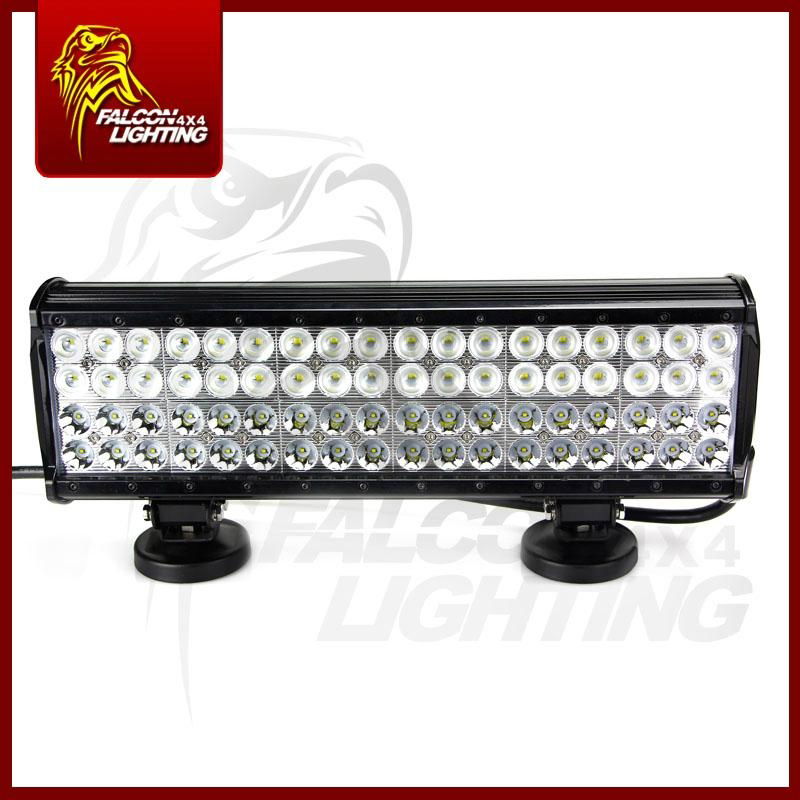 Cool 17" 216W High Power Car Truck Offroad LED Light Bars Combo Beam 4 Rows 3