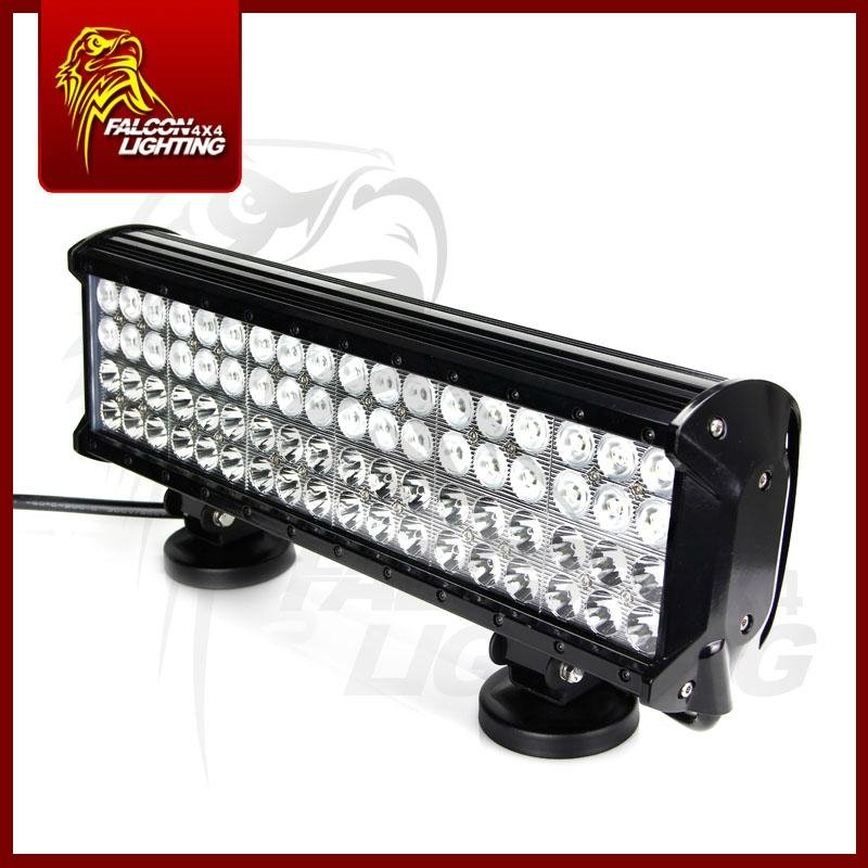 Cool 17" 216W High Power Car Truck Offroad LED Light Bars Combo Beam 4 Rows 2