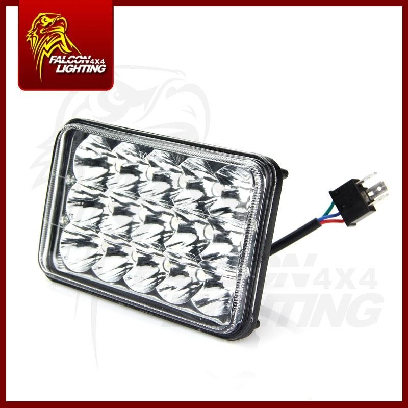 Hot Sale 7" 45W Square Car Truck Led Driving Light Work Lamp 2
