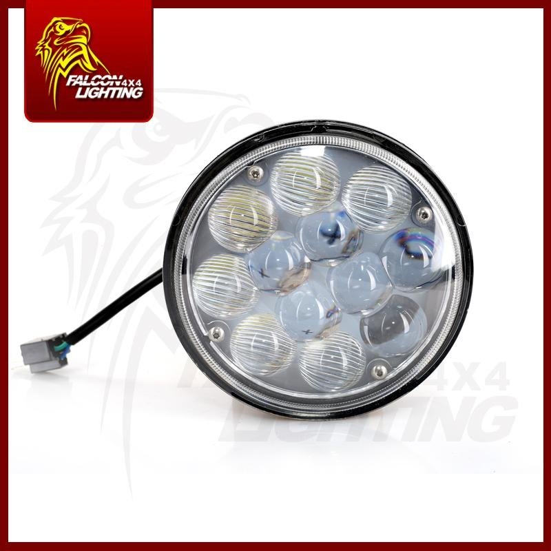Hot Sale Round 5.75" 36W Optical Len LED Driving Work Light Hi-low Beam In One  2