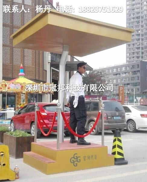 定做樓盤形象站崗台 2