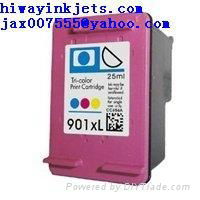 hot sales hp901XLC remanu inkjet cartridge