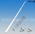 1.2M 2Sections Dual Band Fiberglass Mobile Radio Antenna TC-FG-144/430-3/5-T12