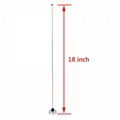 136-174MHz Amateur Antenna NMO Connector 18-inch 2 Meter VHF Mobile Antenna 