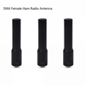 UHF VHF 144/430mHz Rubber Stubby HandHeld Antenna SF20 female-black