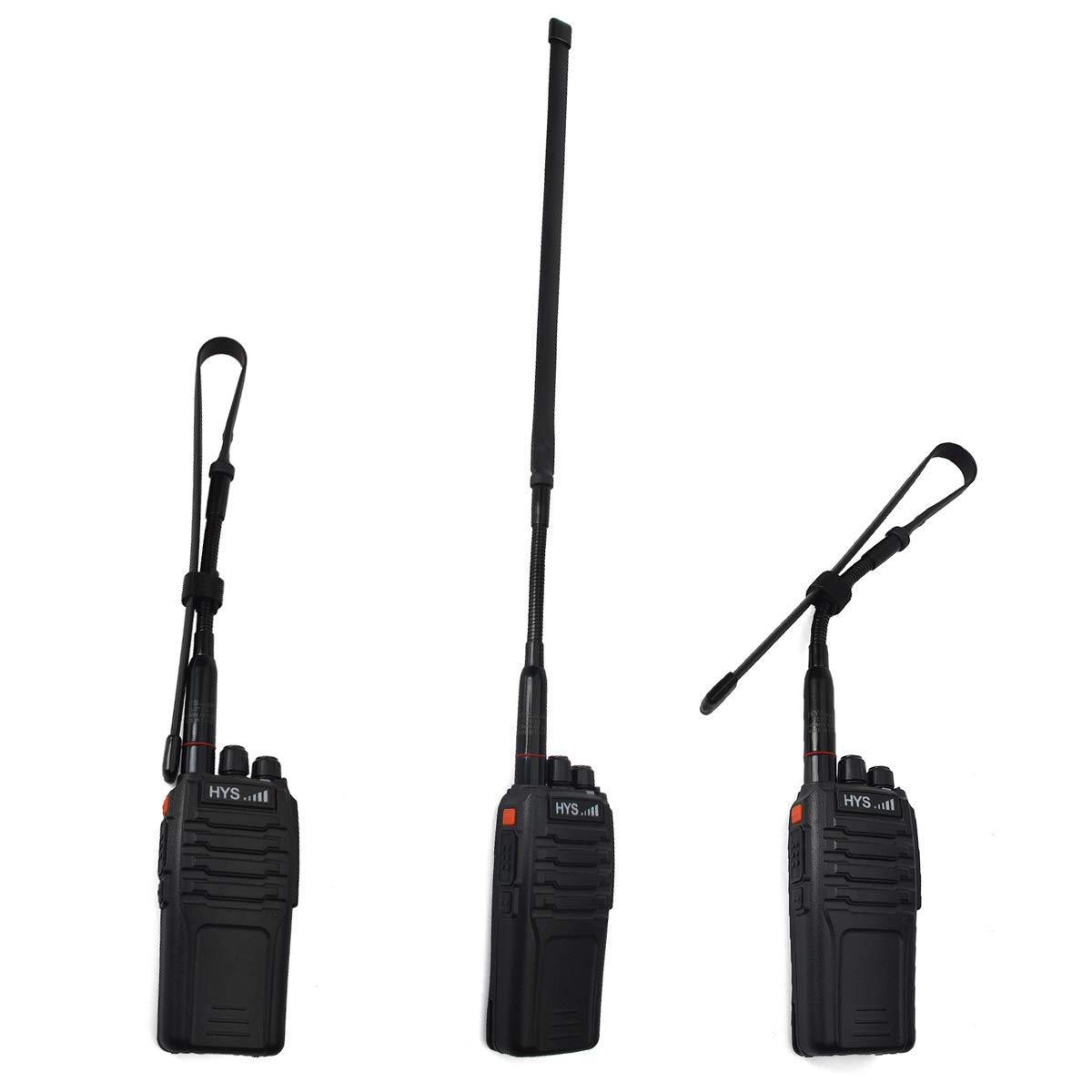 CS Tactics Antenna  Gooseneck&Foldable Dual Band VHF/UHF SMA Female  Antenna  10