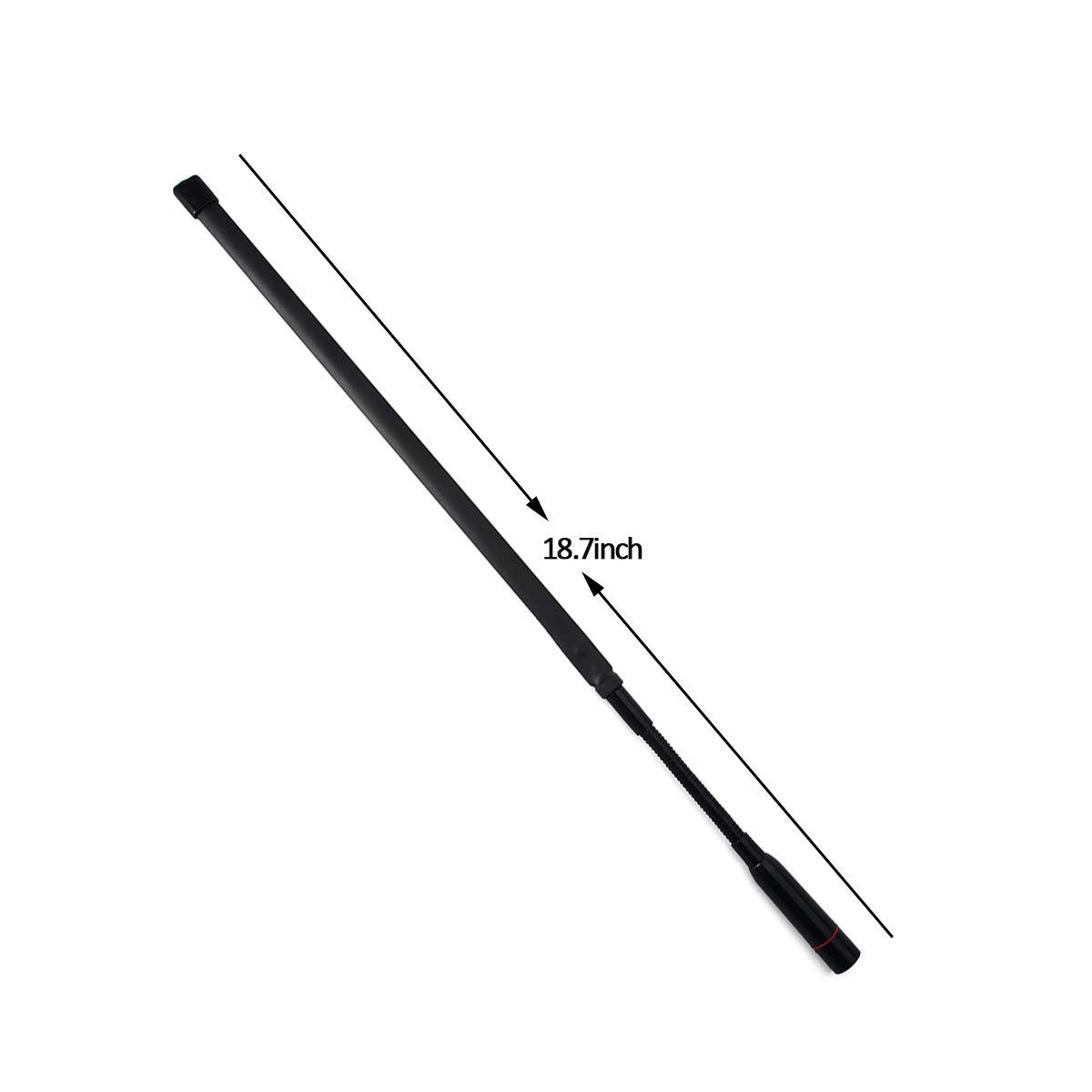 CS Tactical SMA Male Antenna Dual Band VHF/UHF 2m/70cm 18.7inch Foldable Antenna 2