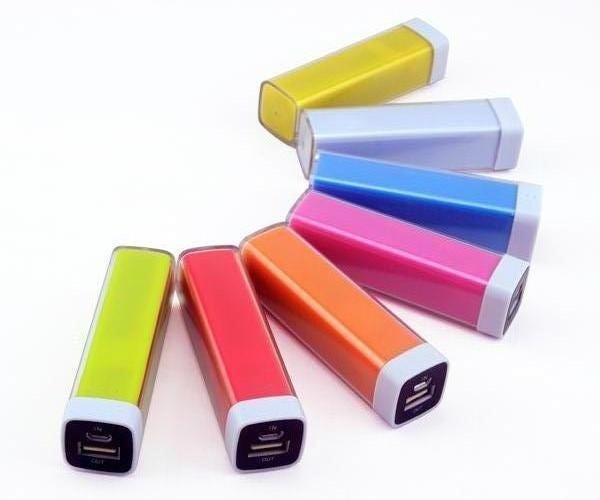 Factory best lipstick portable power bank battery ,lipstick power bank charger