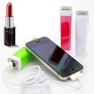 Factory best lipstick portable power bank battery ,lipstick power bank charger 2