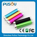 Mini slim portable power bank with torch