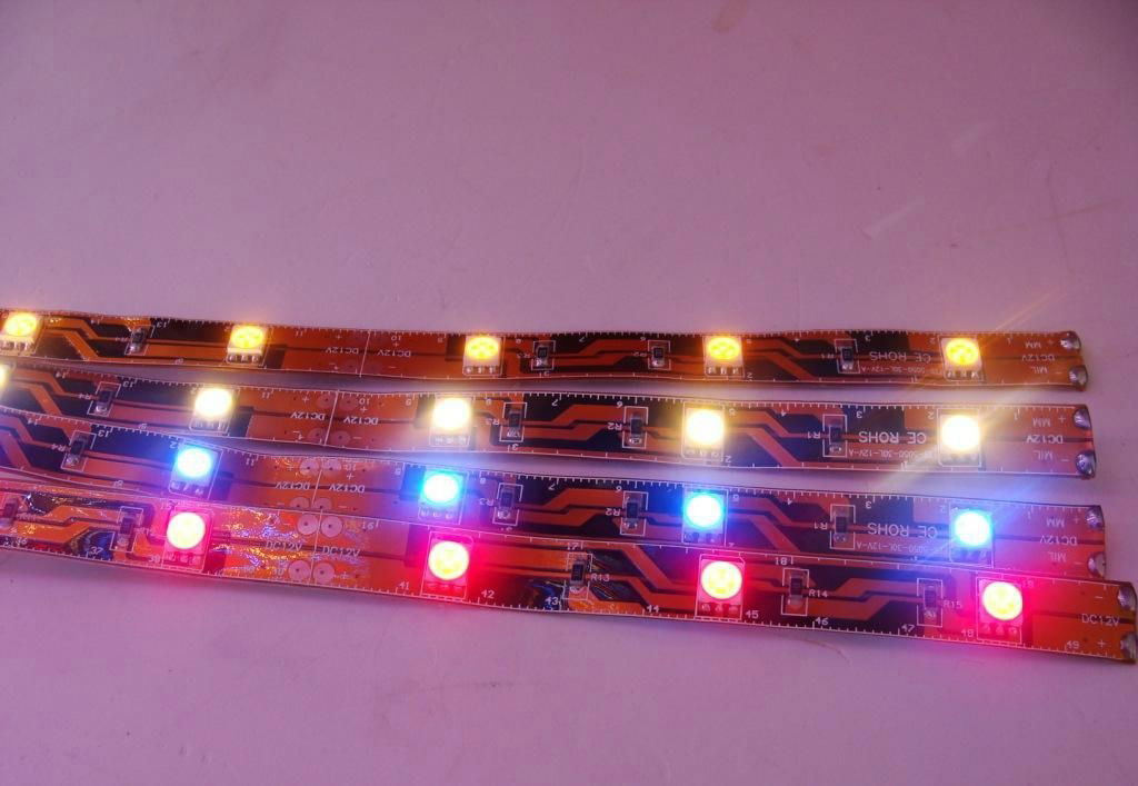 Colorful High Quality Safety Flexible LED Strip Light Water-Proof RGB SMD