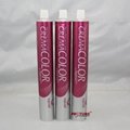 D30mm Aluminum Tubes for Hair Color Cream Packaging