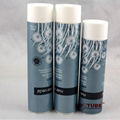 Beautiful collapsible aluminum tubes, empty hand cream tubes