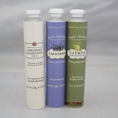 collapsible aluminium hand cream tube with OEM service