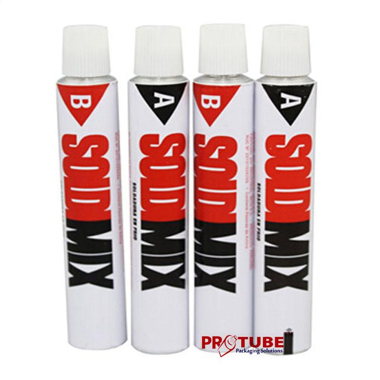 collapsible aluminum tubes for adhesive/ super glue tubes 2