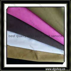 high quality textured  faux suede leather