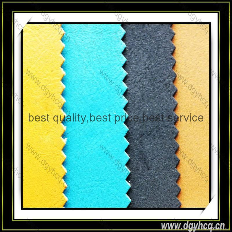  0.6mm-3.0mm flame redardant  embossed pattern pu coated Microfiber leather 3