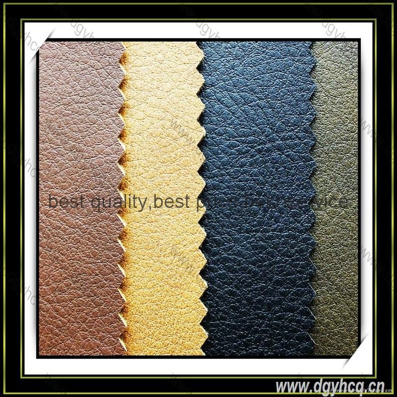  0.6mm-3.0mm flame redardant  embossed pattern pu coated Microfiber leather 5