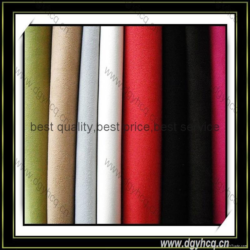 0.8mm-1.6mm thick synthetic  microfiber suede  leather for     boots 4