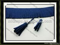 high quality full color suede  leather fringe tassel trim  3