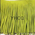 best quality 2"-36"long suede leather fringe tassel for scarf garment  3