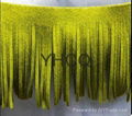 high quality full color suede  leather fringe tassel trim  1