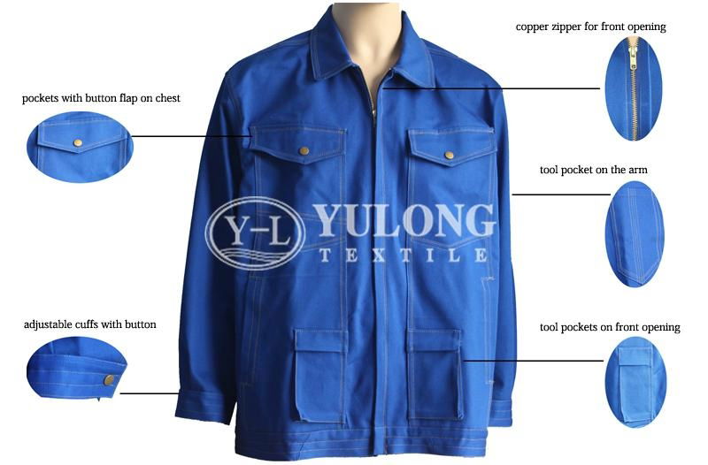  YL-231# flame retardant & anti static & water proof jacket 1