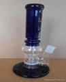 Glass Water Pipe With Honey Comb 3