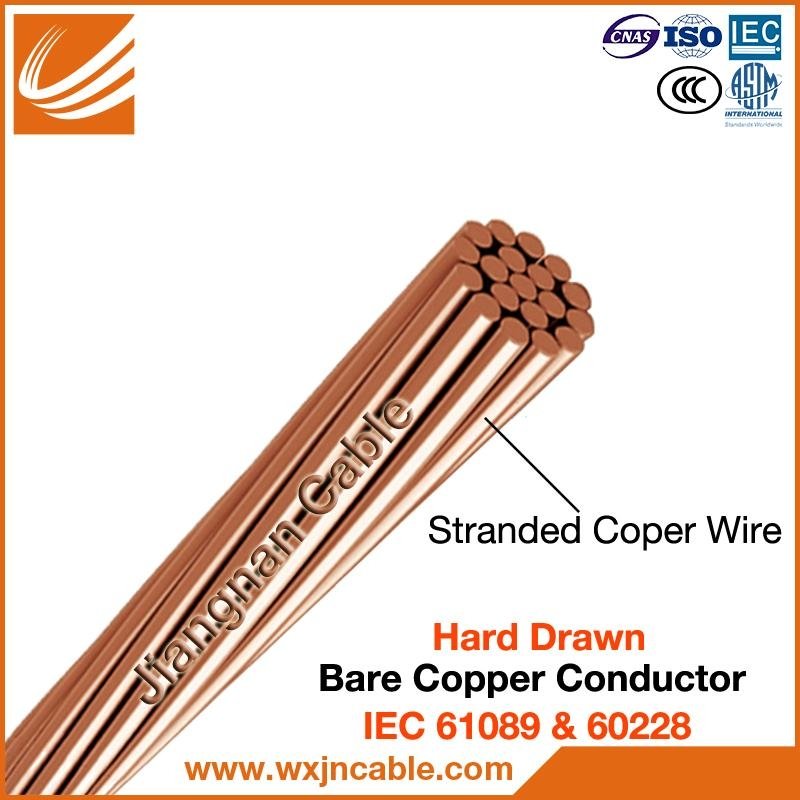 Copper Stranded Wire IEC 61089 Aerial Cable Overhead Line