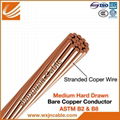 Copper Stranded Wire ASTM B2& B8 Aerial Cable Overhead Line 1