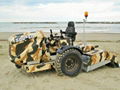 Sifting Beach cleaner tractor