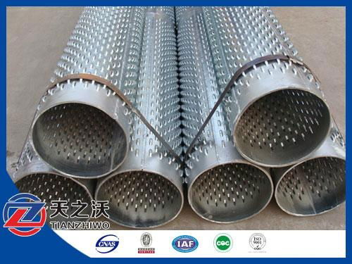 Stainless steel bridge-slotted pipes 2