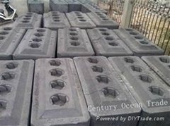 Pre-baked anode carbon block
