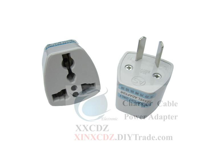 AU Power Plug TO EU/US/UK/AU Travel Convertor Adapter 3