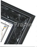 Antique effect wooden photo frame