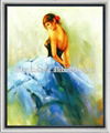 Hot girl canvas painting frame 3