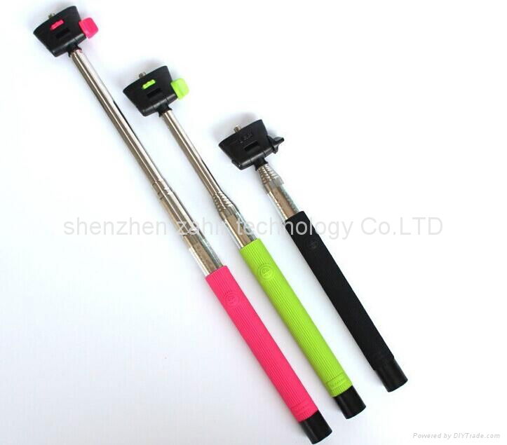 Extendable Handheld Wireless Bluetooth Shutter Selfie Monopod Stick + Holder for 5