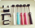 Extendable Handheld Wireless selfie timer Bluetooth Shutter Monopod Stick for IO 2