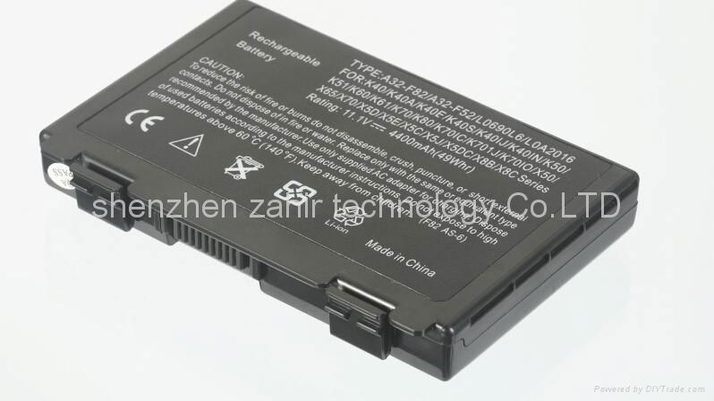 Laptop/Notebook Battery For Asus K40 K40E F82 F83S K40 K40E K6C11F52 K61 K70 P50 2