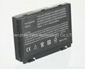 Laptop/Notebook Battery For Asus K40 K40E F82 F83S K40 K40E K6C11F52 K61 K70 P50 4