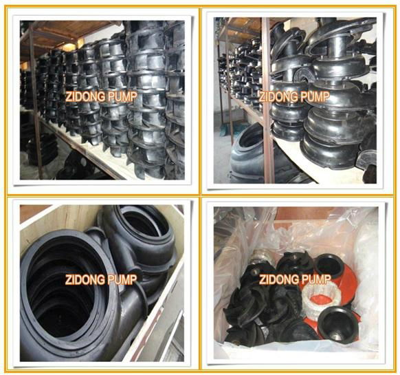 Rubber lined small slurry pumps 3