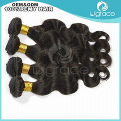 Unprocessed remy Indian human hair body