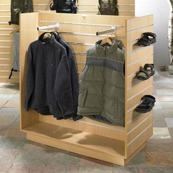 Retail store wooden display stand 3
