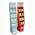 Cardboard cosmetic display stand