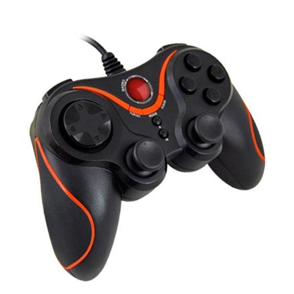 Wholesale USB  Wired Game Controller for PS3 for PCv 4