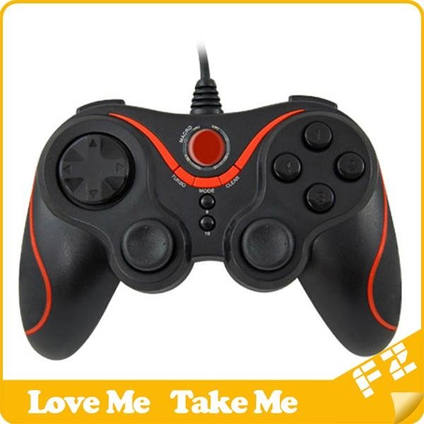 Wholesale USB  Wired Game Controller for PS3 for PCv 2