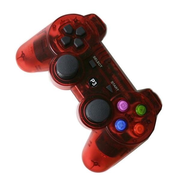 Hot sale dual vibration bluetooth for ps3 controller  2