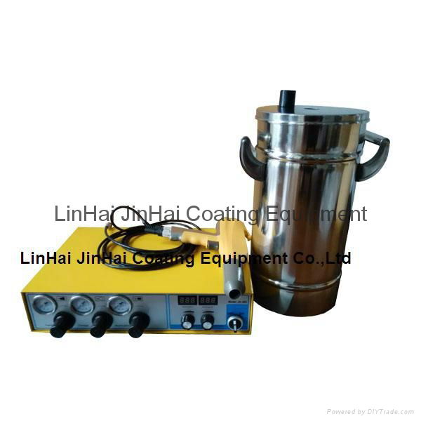 Portable Powder Coating Machine Cup Gun Lab Test 2