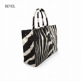 Zebra Printed bag  handbag tote bag 3