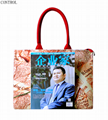 South Korea Portable leisure female bag canvas printing bag 3